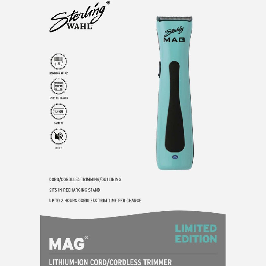 Wahl Sterling Black/Aquar Mag Trimmer Limited Edition